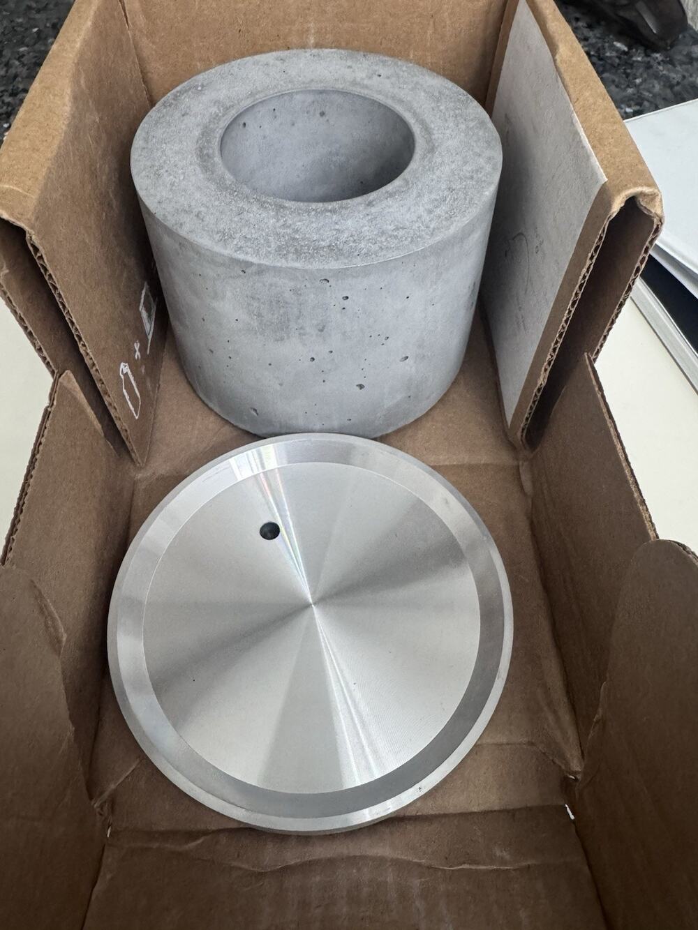 FLIKRFIRE Personal Concrete Fireplace NEW
